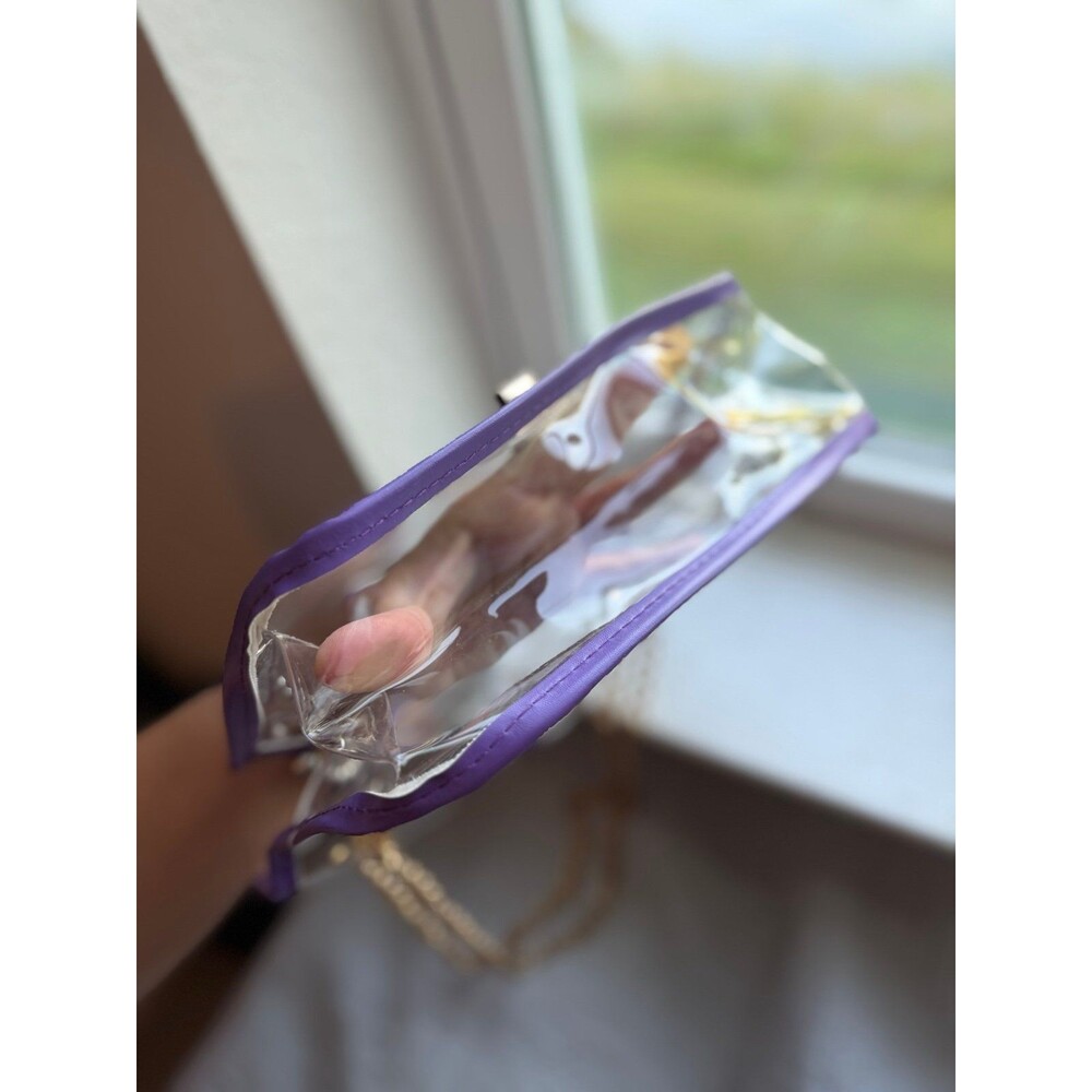 Minnesota Vikings NFL Football Clear Stadium Fashion Purse by Foco - Picture 10 of 12